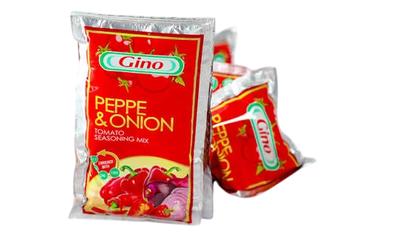 Gino pepper onion single sachets 55g